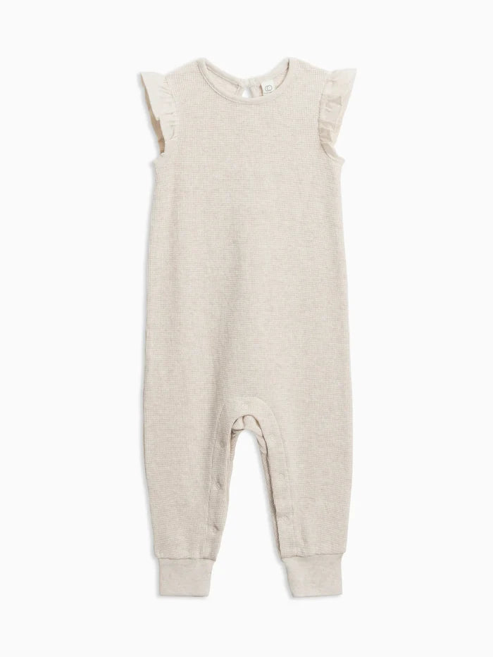 Maci Waffle Flutter Tank Romper