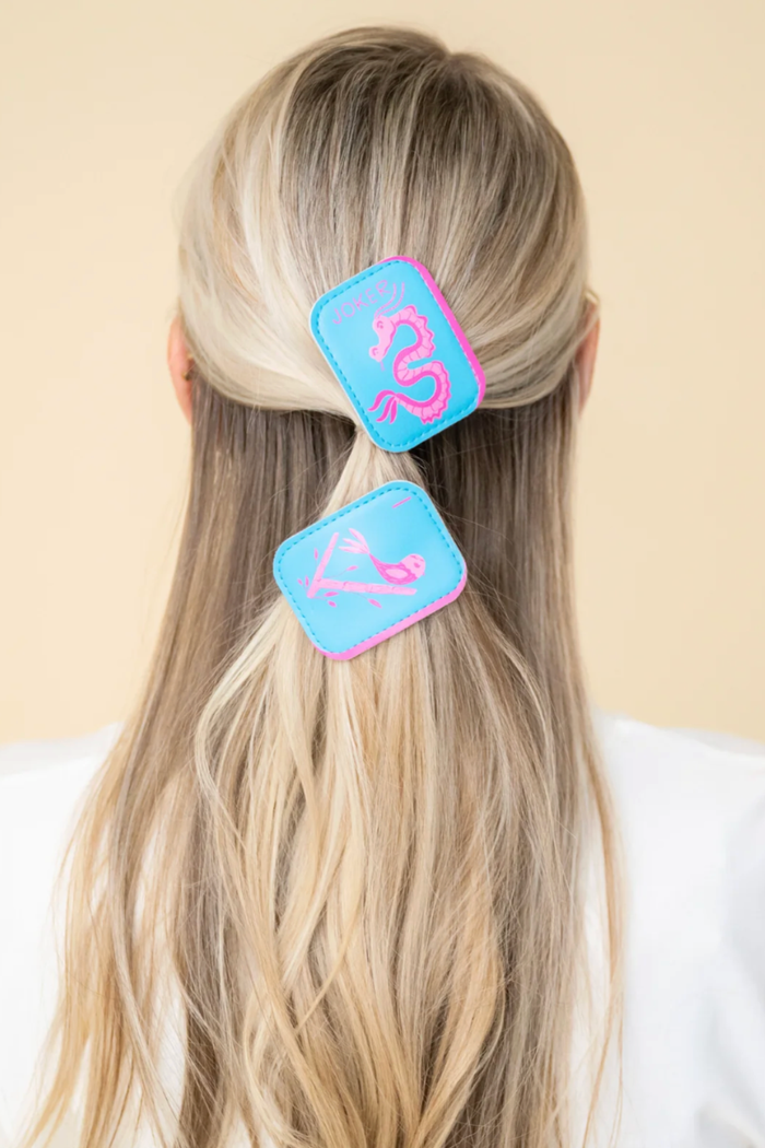 Mahjong Hair Clip