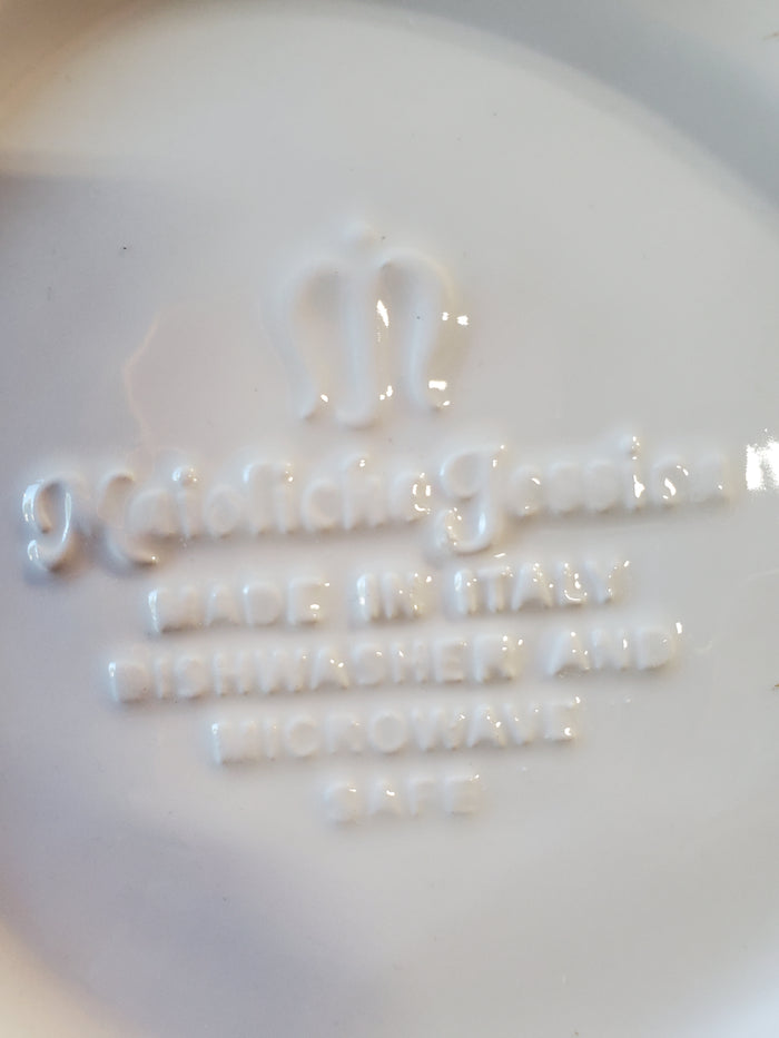 Maioliche Jessica White Ceramic Serving Bowl