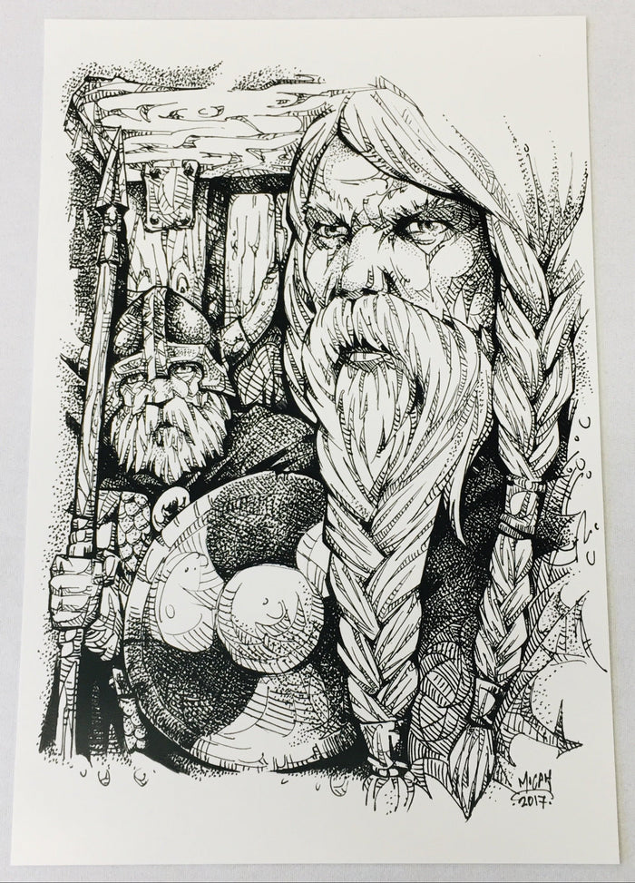 Micah Holland Viking Artist Print