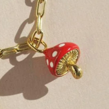 Mini Mushroom Charm