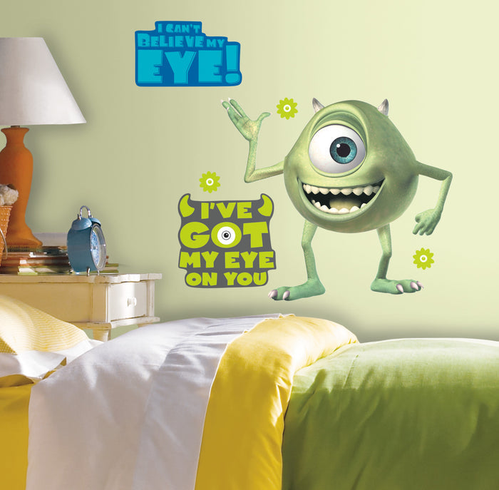 Monsters Inc Giant Mike Wazowski Peel & Stick Wall Decals