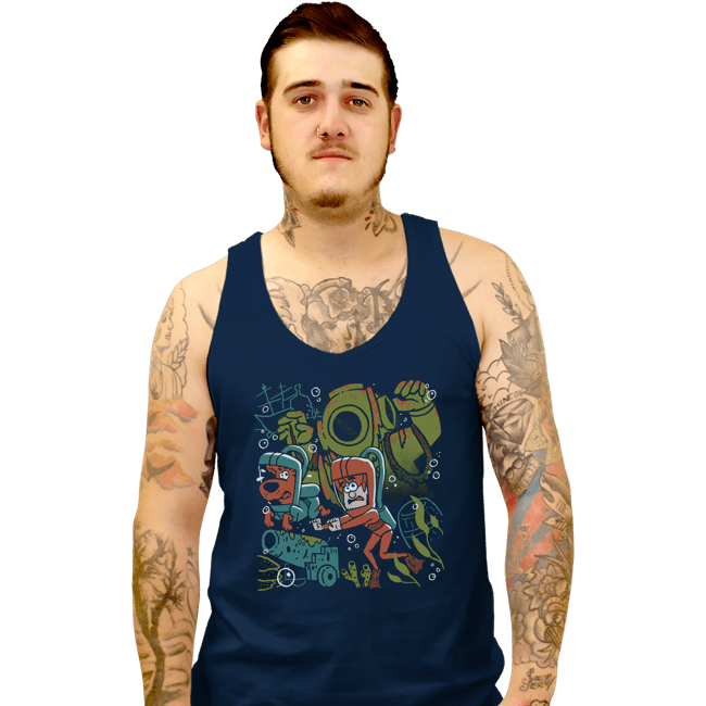Tank Top, Unisex / Small / Navy
