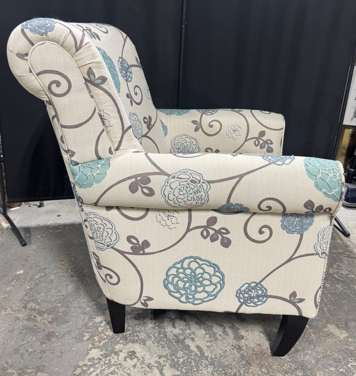 Noble House Home Furnishings Floral Upholstered Arm Chair