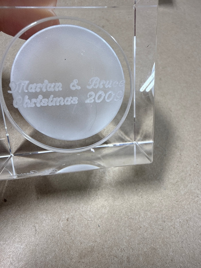 Oleg Cassini Crystal Candle Votives With Box