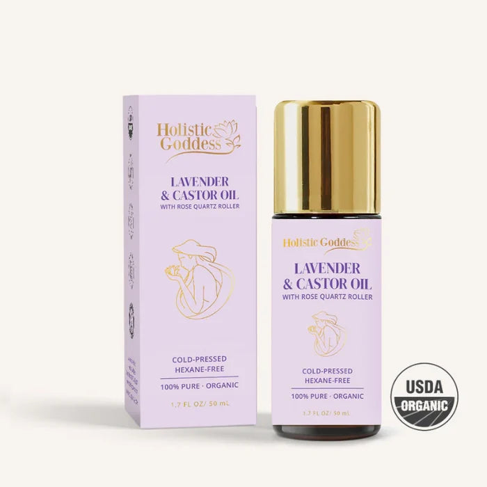 Organic Castor Oil Roll-on With Lavender