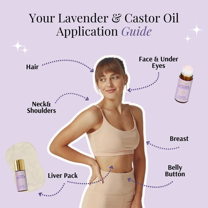 Organic Castor Oil Roll-on With Lavender