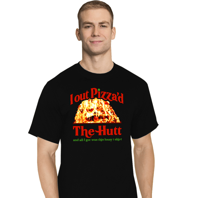 Secret_Shirts T-Shirts, Tall / Large / Black Out Pizza The Hut