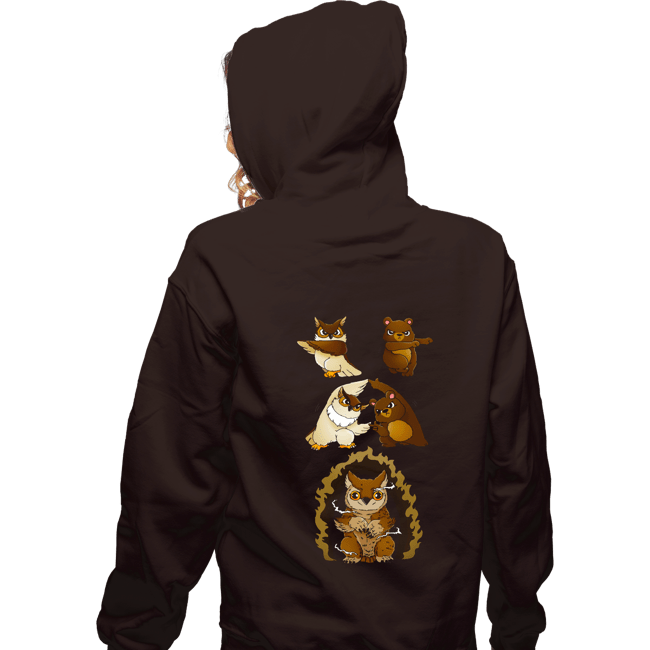Zippered Hoodies, Unisex / Small / Dark Chocolate
