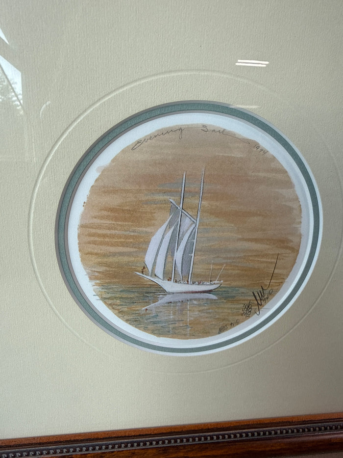 P Buckley Moss “Evening Sail” Limited Edition - Signed