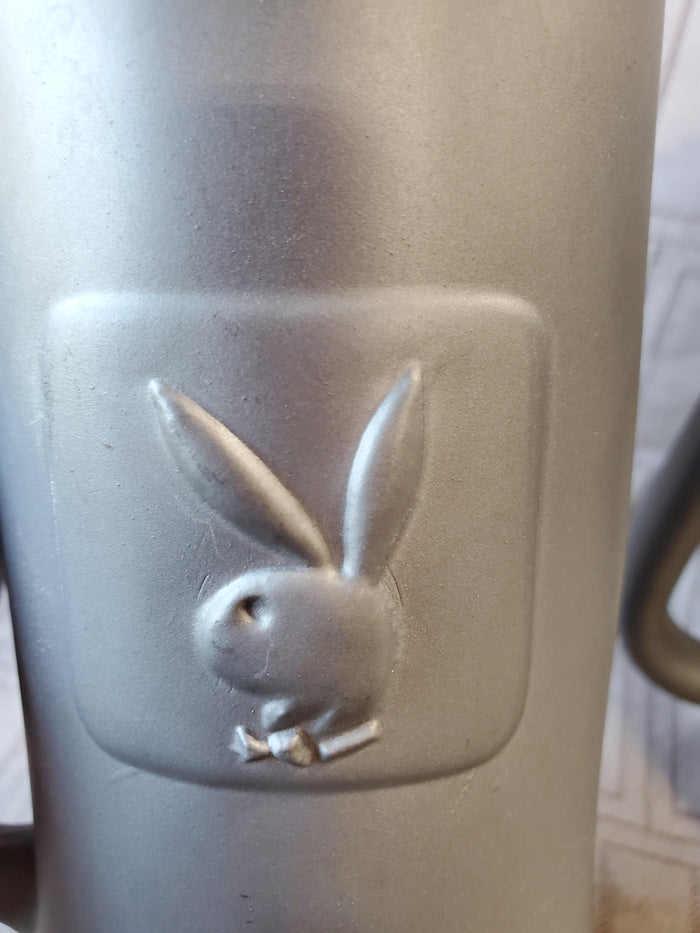 Pair of Matte Black Playboy Bunny Steins (B)
