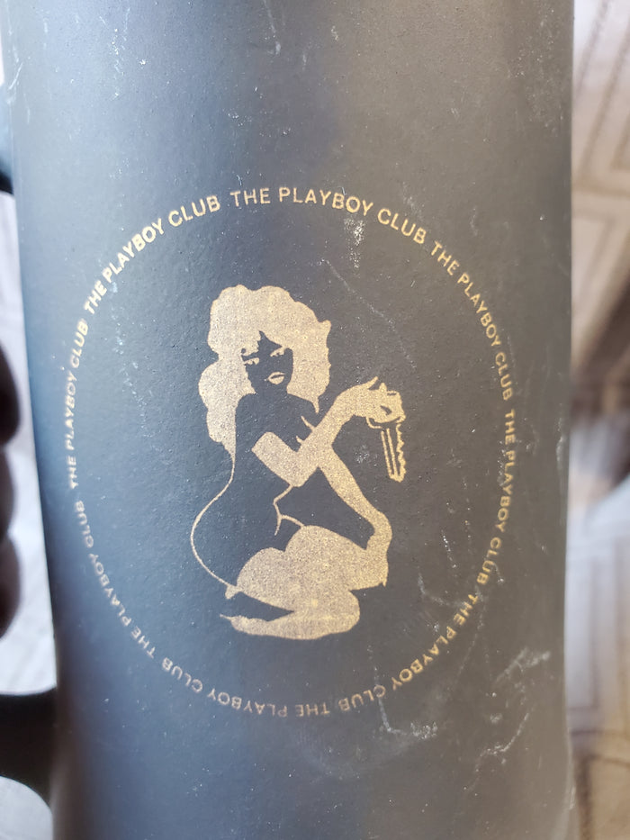 Pair of Matte Black "The Playboy Club" Steins (A)