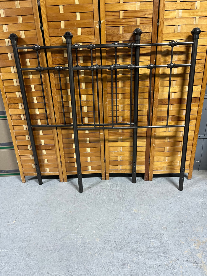Pair of Metal Twin Headboards with Metal Frames