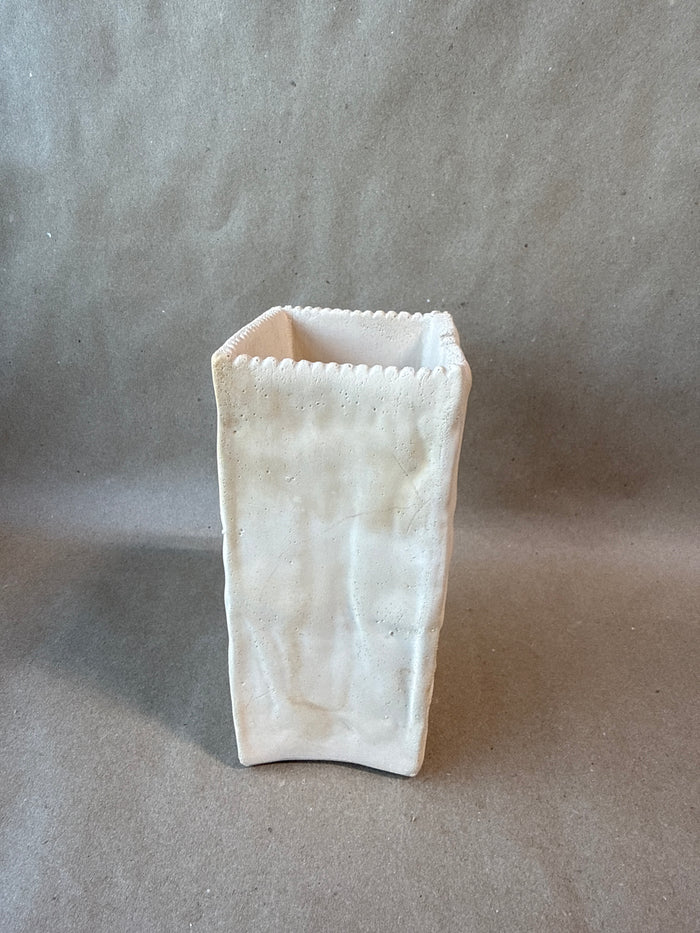Paper Bag Style Christmas Tree Candle Holder