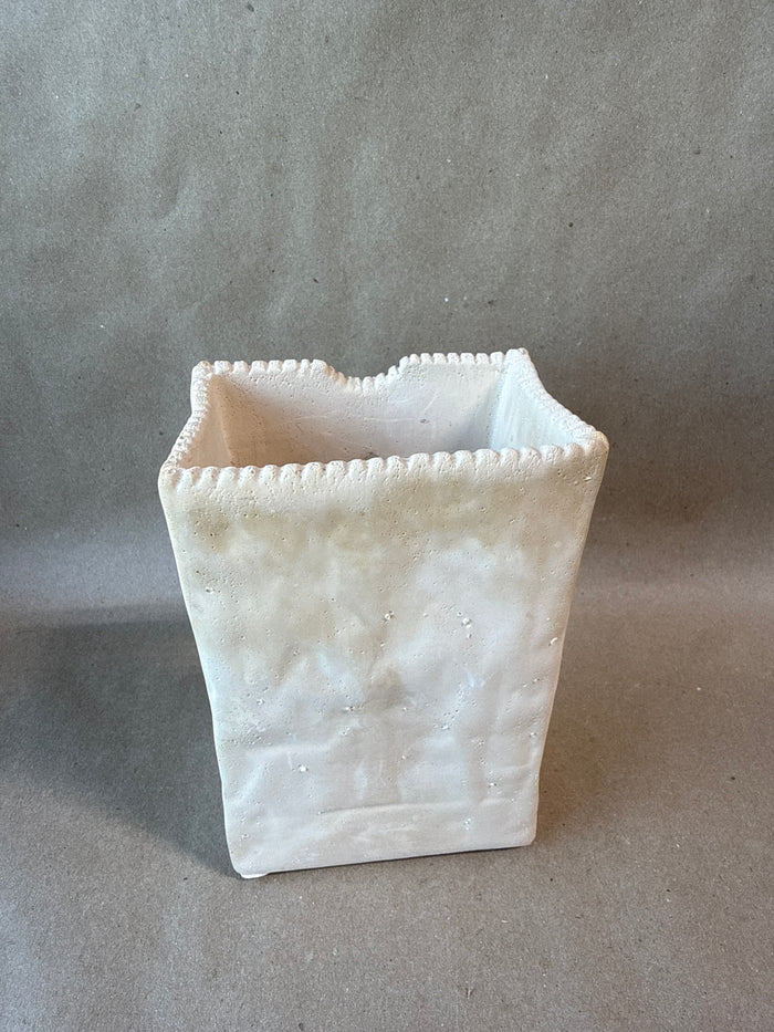 Paper Bag Style Christmas Tree Candle Holder