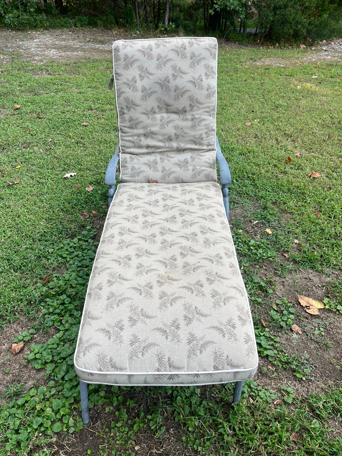 Patio Lounger with Cushion