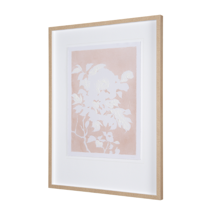 Peony Flower Silhouette Wall Art: Product View