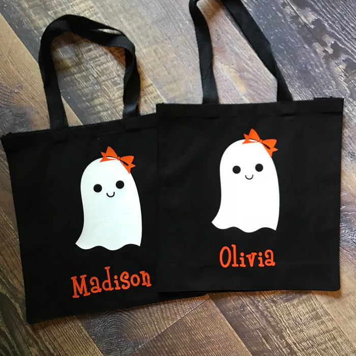 Personalized Halloween Totes- Ghost