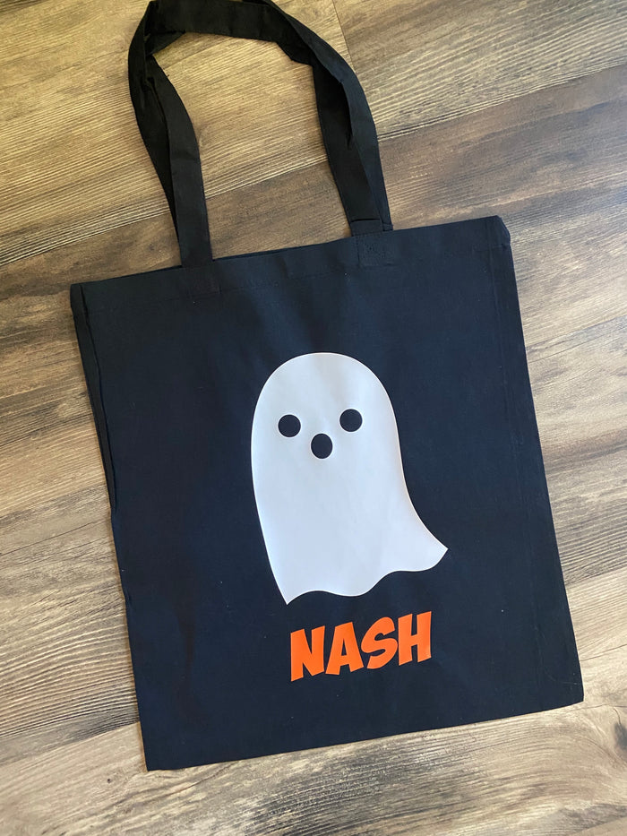 Personalized Halloween Totes- Ghost