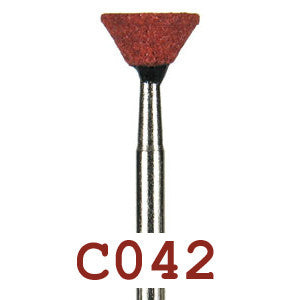 Pkg/100 Coral / Red Mounted Stone (HP Shank)