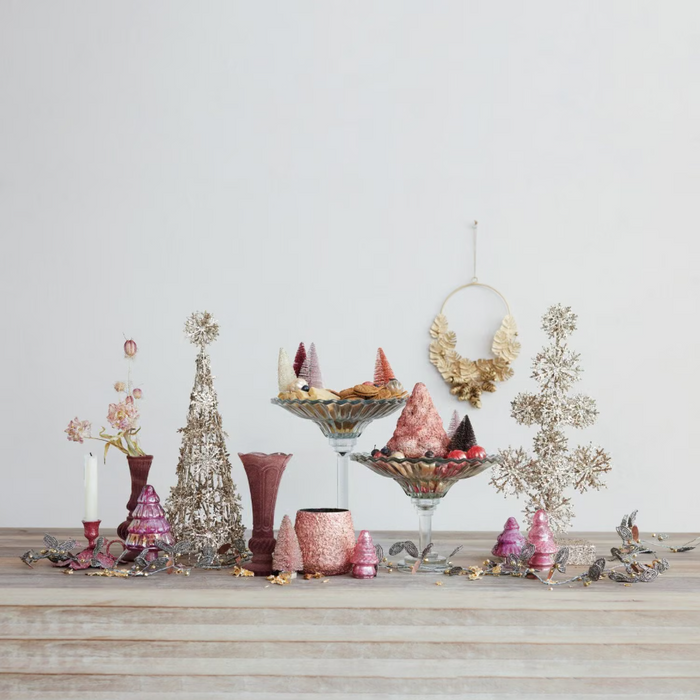 Pressed Glass Pedestal Bowl - 13 Hub Lane   |  Pedestal Bowls