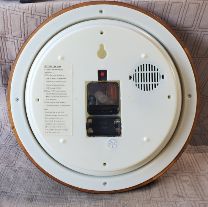 Quartz Bird Song Wall Clock WORKS