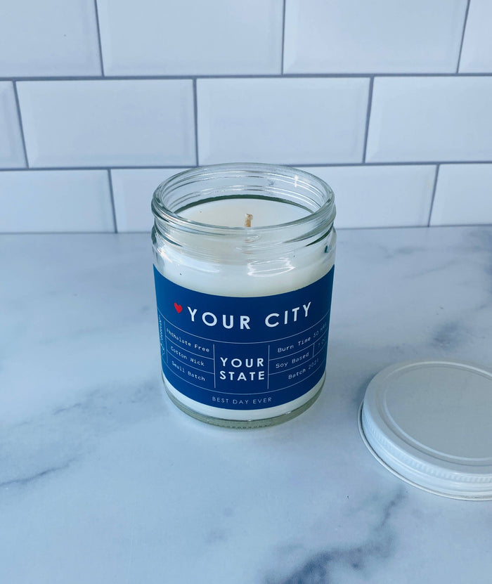 Rambling Caravan - Your City-Your State Custom Order Candle