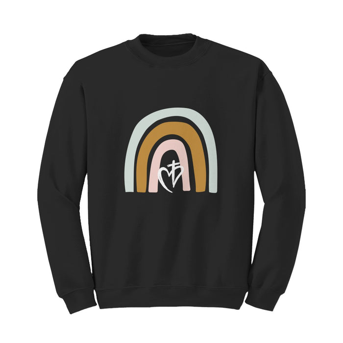 Real Time JC White Logo Crew Sweatshirt