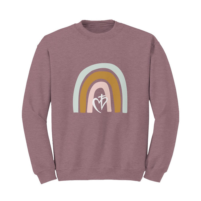 Real Time JC White Logo Crew Sweatshirt