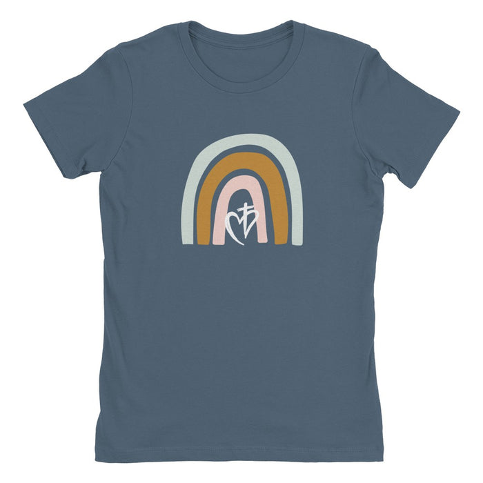 Real Time JC White Logo Women's Tee