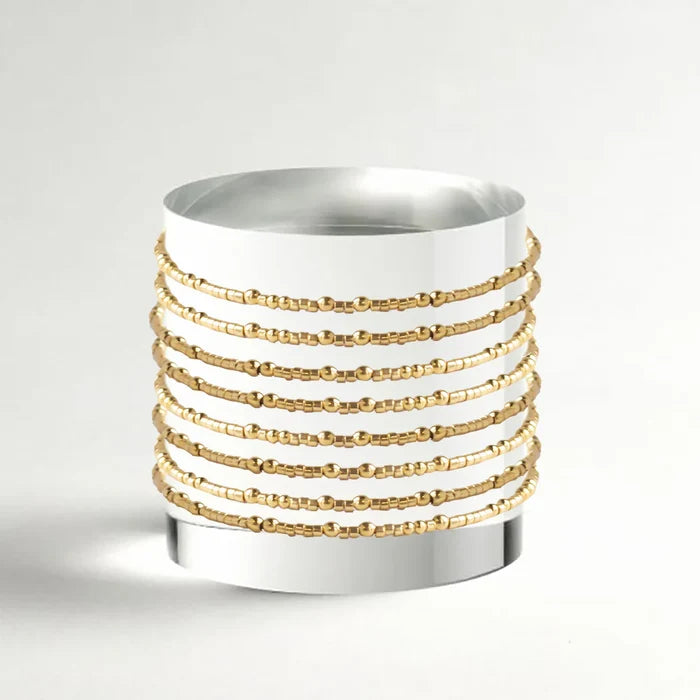 RESTOCK :: Confetti Bangle- Gold