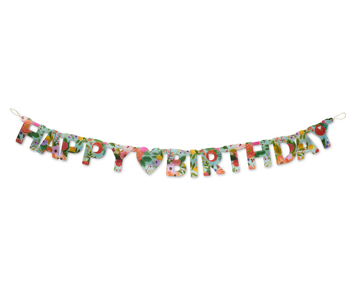 Rifle Paper Co. - Garden Party Happy Birthday Banner