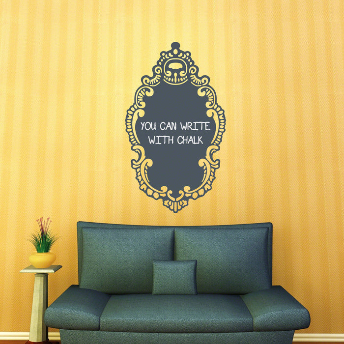 Rococo Chalkboard Wall Decal