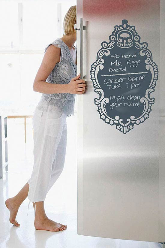 Rococo Chalkboard Wall Decal