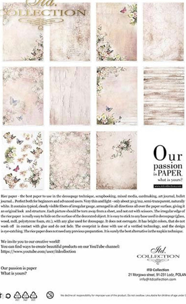 nan, rice paper design by nan, nan, for decoupage and crafting