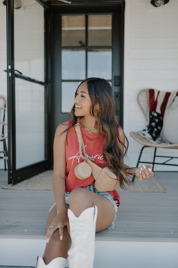 Rover Circle Pouch- Sand
