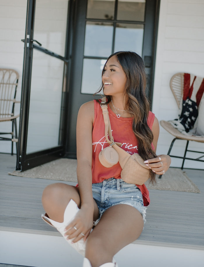 Rover Circle Pouch- Sand