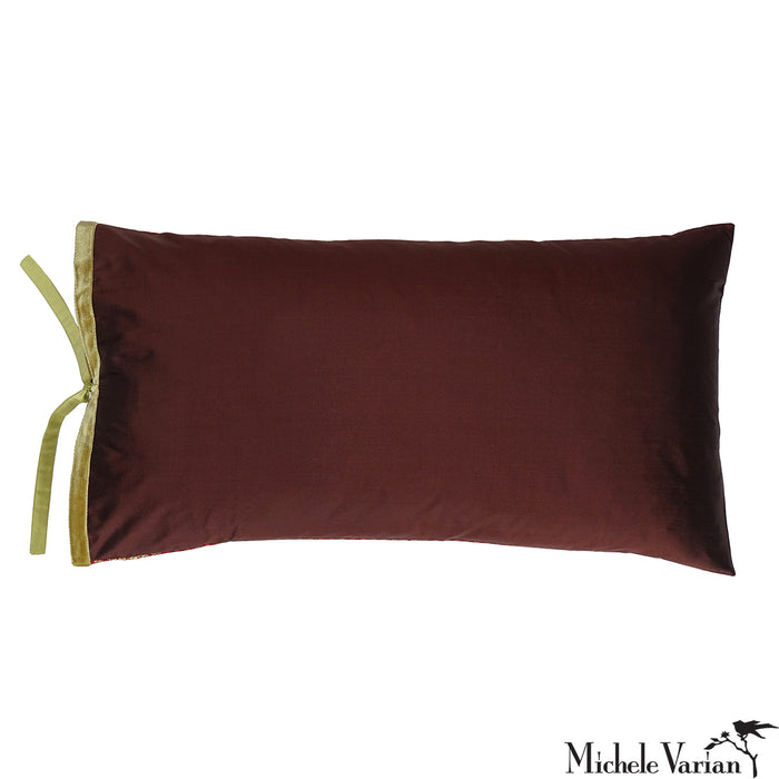Sari Pillow Tomato Stripe 12x22