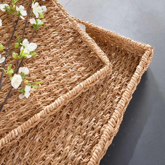 Seagrass Rectangular Tray - 13 Hub Lane   |  Woven Trays