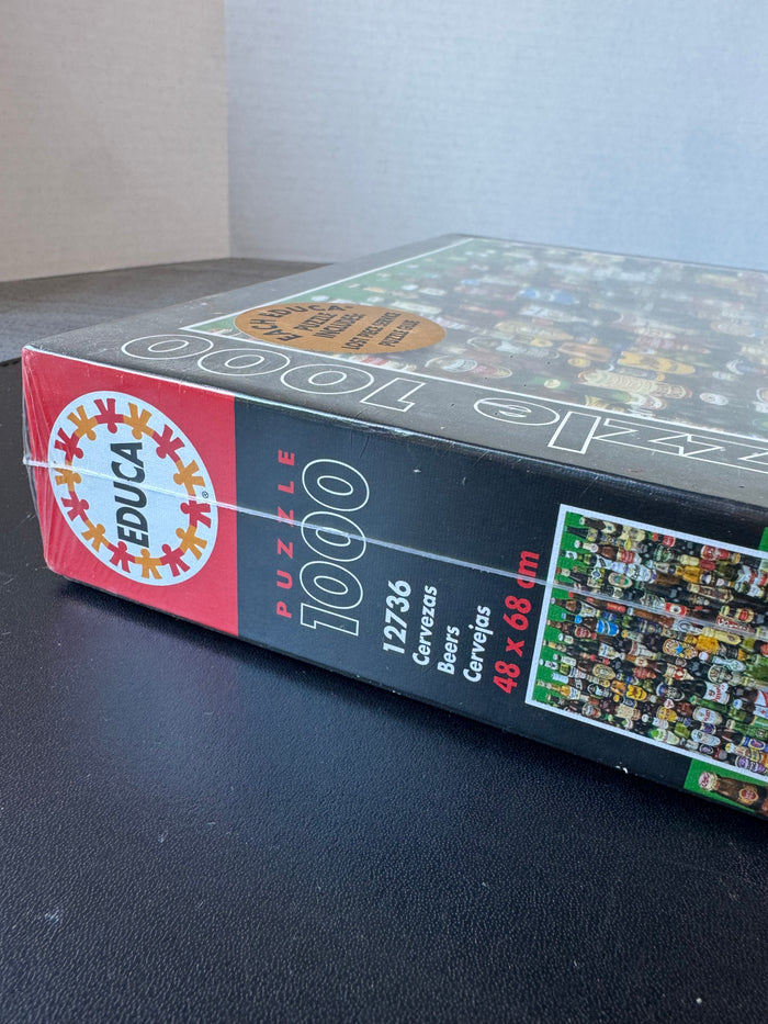 Sealed Educa 12736 Beers 1000-Piece Jigsaw Puzzle