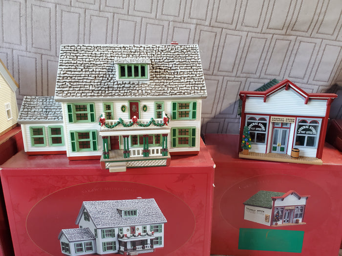 Set of 5 Hallmark 1994 Sarah Plain and Tall Collection Village Figurines