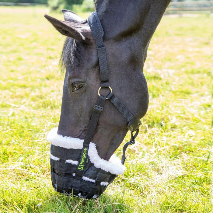 Shires Comfort Grazing Muzzle - Black - Cob