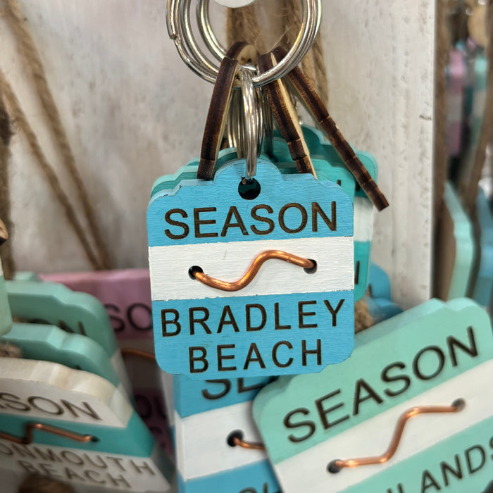 Shore Town Key Chain - Bradley Beach