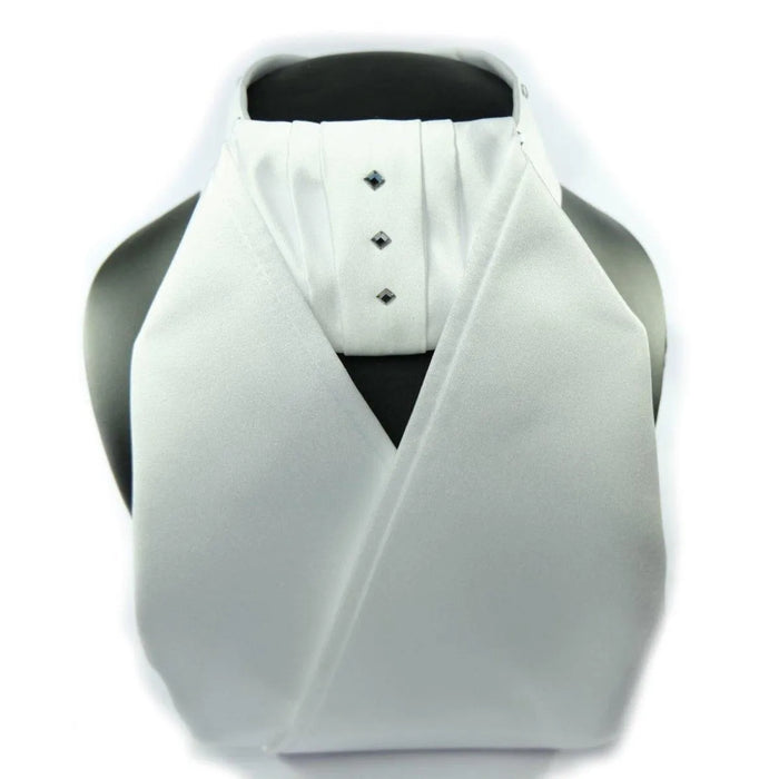 Showquest Stock Chique Ready Tied C/W Crystals - White -