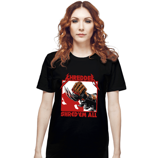 Daily_Deal_Shirts T-Shirts, Unisex / Small / Black Shred'Em All