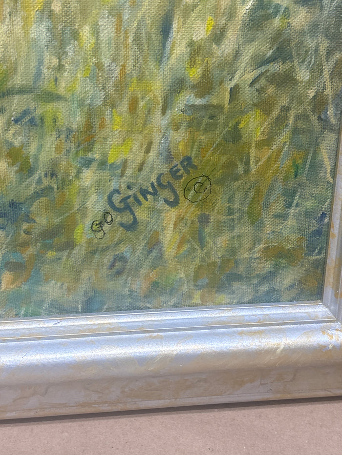 Silver Lake Painting by Local Artist, Ginger Olansen; Signed