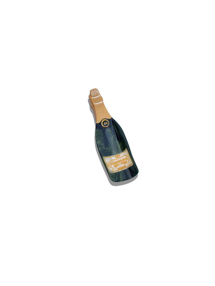 Solar Eclipse - Hand-painted Champagne Claw Hair Clip | Eco-Friendly