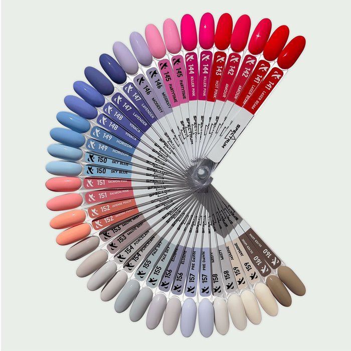 Spectrum 121-160 — Nail Swatch Sticks (set of 40) F.O.X