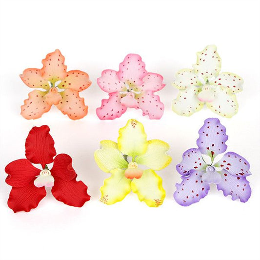 Spotted Vanda Orchids Gumpaste Sugarflowers perfect as a cake topper for cake decorating fondant cakes.  Wholesale Sugarflowers and cake supply. Caljava