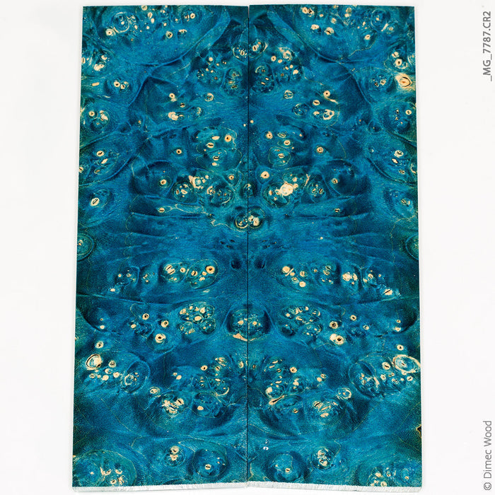 Stabilized wood box elder burl panels